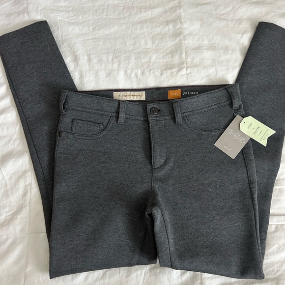 NWT Anthropologie Pilcro And The Letterpress Serif Legging Gray Size 29 - Picture 2 of 13